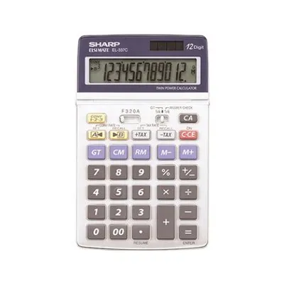 Produktbild von Sharp Tischrechner anzeigend EL-337 C Solar/ Battery