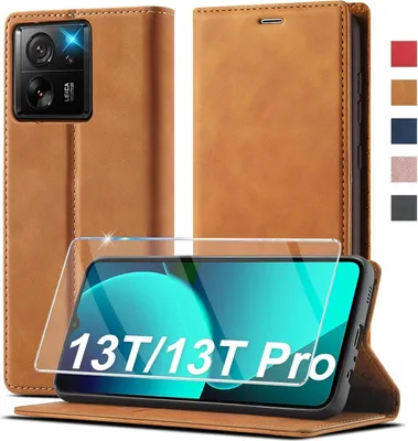 Image de Xiaomi 13T/13T Pro Housse cuir Flip Wallet Cover Noir
