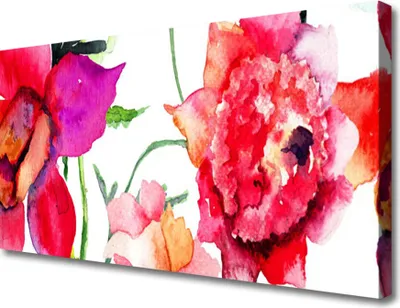 Produktbild von Tulup Leinwand-Bilder 100x50 Wandbild Canvas Kunstdruck Blumen Kunst