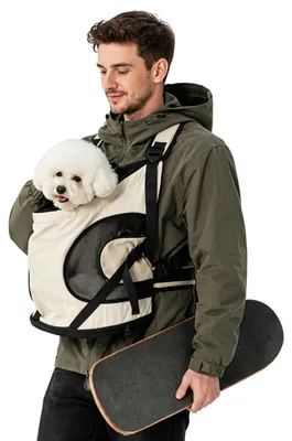 Hunderucksack für kleine Hunde & Katzen, bis 8,5 kg, Nylon