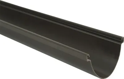 Produktbild von Marley Duplex Dachrinne Kunststoff halbrund Schokoladenbraun RAL 8017 RG 80 mm L= 2000 mm