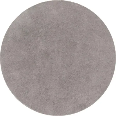 Produktbild von TT Home Wohnzimmer Teppich Kurzflor Anti-Rutsch Rückseite Unifarben Modern Waschbar Größe 120 cm Rund