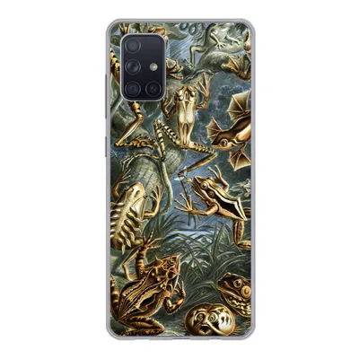 Produktbild von MuchoWow® Handyhülle Schutzhülle Hülle für Samsung Galaxy A51 5G Batrachia - Haeckel - Alte Meister Silikon Softcase Handy Hülle - Abbildung