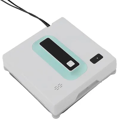Image de Robot nettoyeur de vitres, robot de nettoyage de vitres intelligent à double système de pulvérisation, équipé de 3 modes de parcours (Z/N, Z, N) et d'un réservoir d'eau de 50 ml. Robot nettoyeur de vitres avec télécommande et contrôle via application
