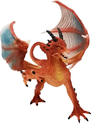 Image de Figurine dragon rouge 22 cm