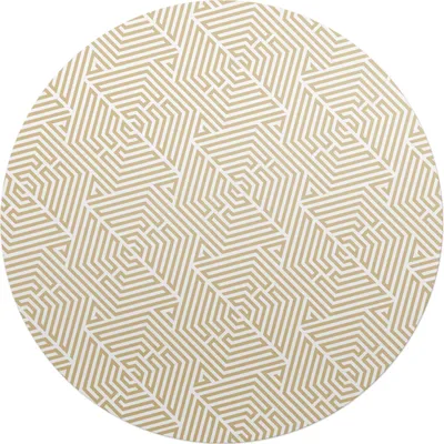 Produktbild von Geometrisches Labyrinth – Bodenschutzmatte – Stuhlunterlage – Bürostuhlmatte – Rutschfeste Bodenmatte – Schutzmatte für Hartboden – fi 100 cm