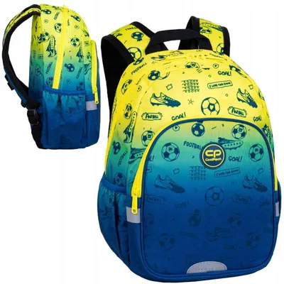 Image de Sac à dos Toby Football 2T pour les petits footballeurs de CoolPack - un compagnon élégant pour tous les matchs et toutes les aventures scolaires !