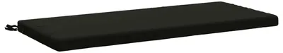 Productafbeelding van Bankkussen SOEST, 100% polyester, zwart, 120 x 50 x 5 cm