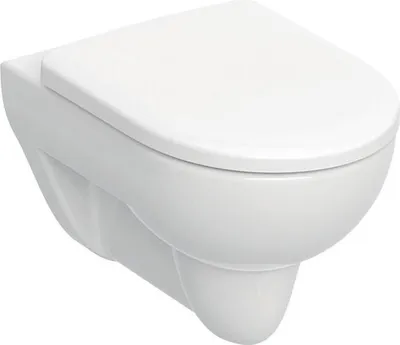 Produktbild von Geberit Renova Wand-WC Tiefspüler 500802001 inkl. WC-Sitz weiss