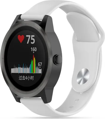Produktbild von Strap-it Garmin Vivoactive 3 Sportband (Weiß)