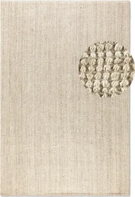 Produktbild von Hanse Home Bouclé Jute Teppich Jaipur Natur Ivoryweiß