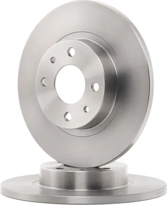 Produktbild von 2x DELPHI Bremsscheibe BG2411 für FIAT 500 (312) PUNTO (188) 500 C (312) 40 5mm