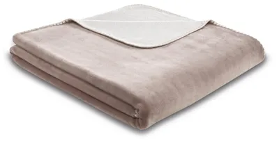Produktbild von Biederlack Plaid mit Muschelsaum Soft&Cosy Farbe woodrose Größe 150 x 200