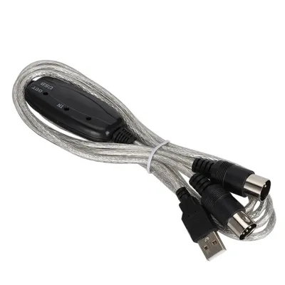 Obrázok produktu pre USB MIDI kábel prevodník počítač PC na hudobnú klávesnicu adaptér kábel