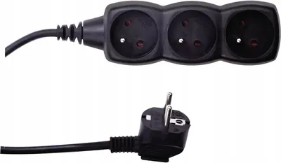 Image de EMOS Câble d'extension 1,5 m / 3 prises / noir / PVC / 1 mm2, PC0311