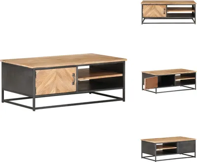 Produktbild von vidaXL Couchtisch 90x50x35 cm Massivholz Akazie -  Couchtische