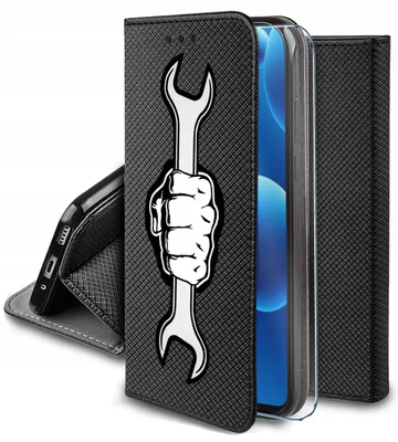 Obrázok produktu pre Etui do Samsung A36 5G MAGNET WZORY CASE PORTFEL + SZKŁO 9H