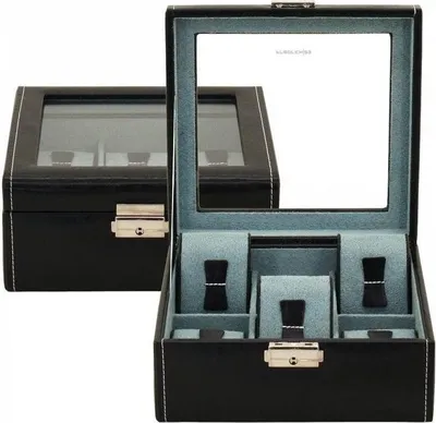 Immagine prodotto di Friedrich 23 Scatola per Orologi da Collezione Nero con Vetrino