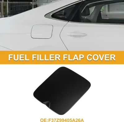 Image de Réservoir De Carburant Porte Bouchon Pour Ford Pour Ranger 1993-2011 Réservoir De Carburant Remplissage Trappe Couvercle Clip Type N° F37Z99405A26A Noir Métal