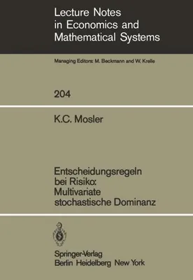 Immagine prodotto di Entscheidungsregeln bei Risiko Multivariate stochastische Dominanz