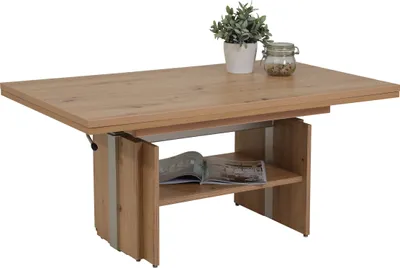 Produktbild von Couchtisch mit Funktion Jerome - Nachbildung Artisan Eiche - höhenverstellbar durch Lift - ausziehbar - Ablageboden - 110-177x68 cm