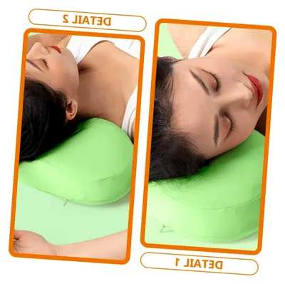 Produktbild von Ergonomisches Nackenkissen aus Memory-Schaum für Büro und Bett, atmungsaktiv und weich