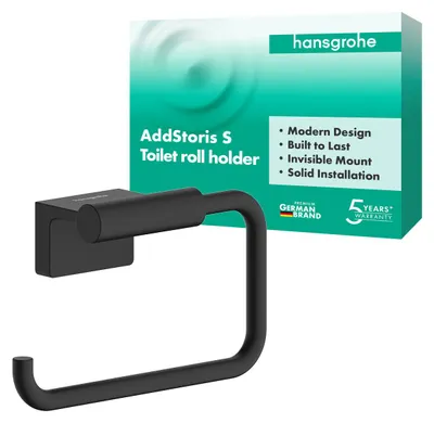 Immagine prodotto di hansgrohe AddStoris S porte-papier toilette, 41788670, 41788670