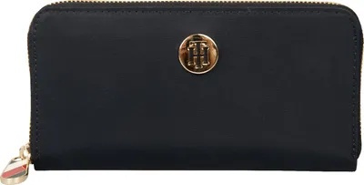 Immagine prodotto di Portafoglio donna TOMMY HILFIGER in nylon con logo in rilievo articolo AW0AW10263 cm 19 x 10 x 3 (circa), UNICA - ONE SIZE, Nylon 100%