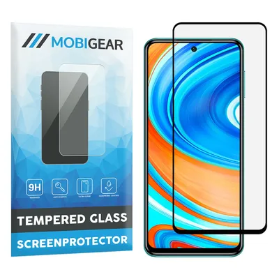 Produktbild von Mobigear Premium  Xiaomi Redmi Note 9 Pro Panzerglas Gehärtetes Glas Displayschutz - Hüllenfreundlich - Schwarz