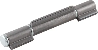 Obrázok produktu pre 3-dielny zváraný záves – dverový záves na zváranie s I-profilom 402, výška závesu 140 mm, ø 16 mm, leštená oceľ