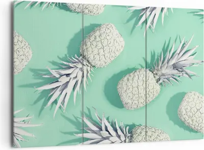 Produktbild von Bild auf Leinwand - Leinwandbild - Ananas Obst Saft - 165x110cm - Wand Bild - Wanddeko - Leinwanddruck - Bilder - Kunstdruck - Wanddekoration - Leinwand bilder - Wandkunst - CE165x110-4040