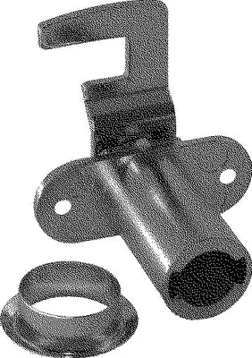 Image de Serrure à levier à cylindre HEKNA 6070 type 505 droite, levier de fermeture coudé, L 34 mm