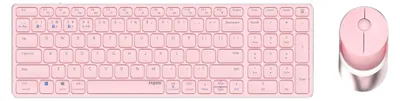 Productafbeelding van Rapoo 9750M Roze QWERTZ Draadloze Multi-mode Desktopset