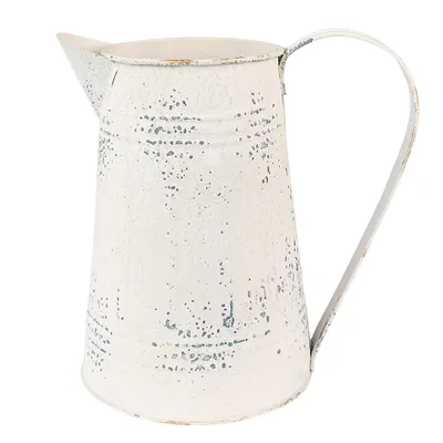 Zdjęcie produktu dla Clayre & Eef Dzbanek dekoracyjny 22x14x21 cm Żelazko beżowe