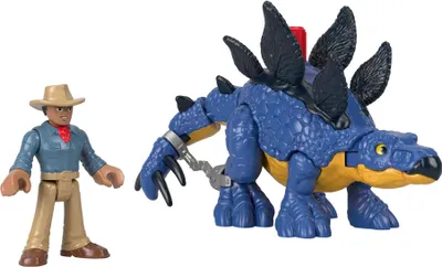 Immagine prodotto di Imaginext Jurassic World Stegosaurus & Dr. Grant
