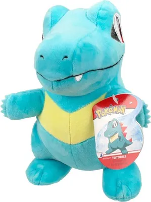 Image de Peluche Totodile 20 cm - Douce et câline, parfaite pour les collectionneurs