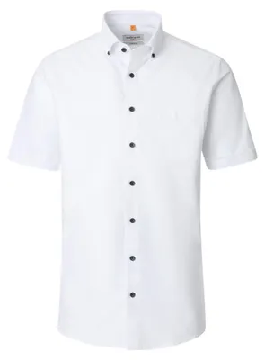 Produktbild von Redmond - Comfort Fit - Herren Freizeithemd Kurzarm (261010999), Größe:M, Farbe:weiss (000)