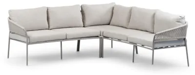 Produktbild von Ecklounge-Set Elvira | Camel & Beige