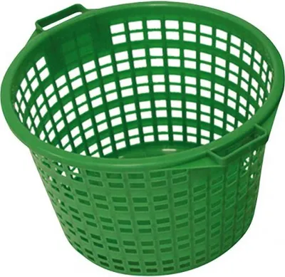 Produktbild von Gartenkorb grün Kunststoff rund 15 kg