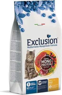Produktbild von Exclusion NGCAB01, Adult, jede Rasse, Rind, 1,5 kg, Getreidefrei, Antioxidantien enthalten