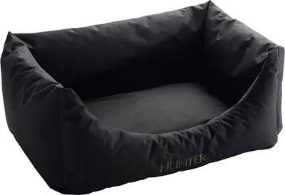 Produktbild von Hunter Hundesofa Gent Antibakteriell 80x60 cm schwarz, wasser- u. schmutzabweisend