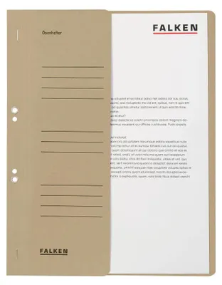 Immagine prodotto di FALKEN 80000508 50er Ösenhefter grau DIN A4