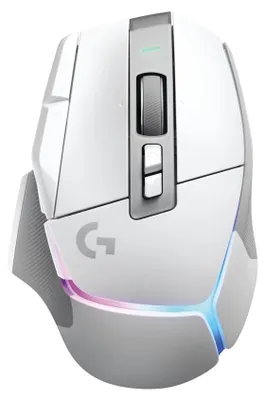Produktbild von Logitech G G502 X PLUS, rechts, Optisch, RF Wireless, 25600 DPI, Weiß