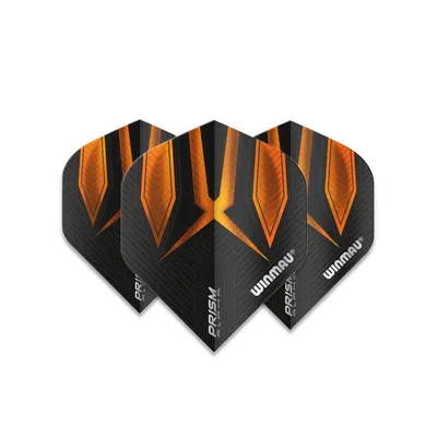 Produktbild von Winmau Dartflights Winmau Flights Prism Alpha Schwarz & Orange 6915-171