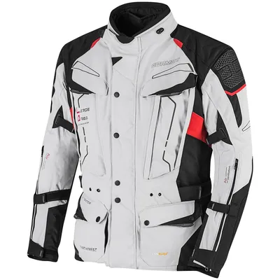 Obrázok produktu pre Germot Pánska bunda na motorku NorthWest , Light Grey Black, L