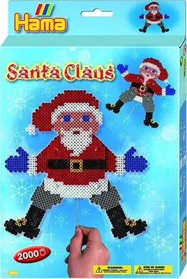 Produktbild von Hama Geschenkpackung Santa Claus Midi-Bügelperlen