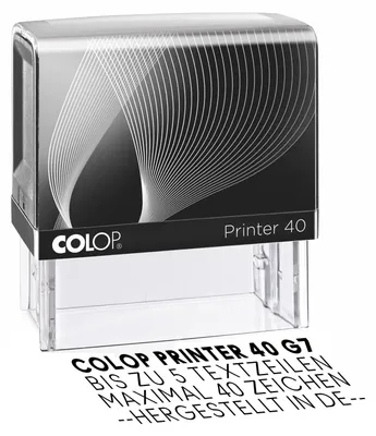 Image de Imprimante Colop 40 g7 23x59mm blanc/bleu