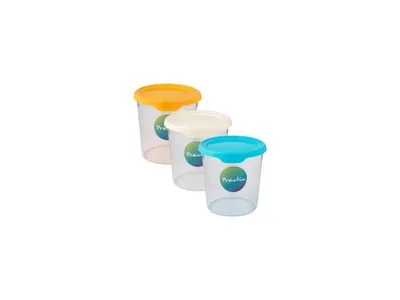 Obrázek produktu pro PRAKTIK, MAX - dóza s víčkem 0,6 l, průměr 13 cm, výška 8 cm