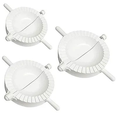 Zdjęcie produktu dla Foremki do pierogów zestaw 3 sztuk plastikowe na ciasto dla rodziny