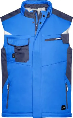 Produktbild von Craftsmen Softshell Vest - STRONG - royal/navy, Gr. 6XL